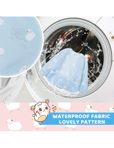 Babero impermeable Little Dimsum para Bebés - Paquete de 2