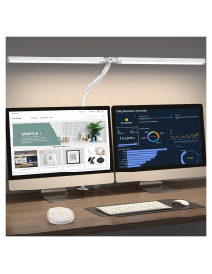 Lámpara de Escritorio LED Pzloz CLED-5501C Ajustable 24W