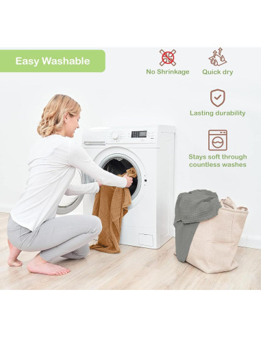 Manta de Muselina Algodón Orgánico Infancie 119x119 cm Oro/Salmón