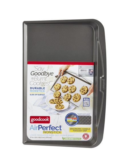 Bandeja para Galletas Antiadherente GoodCook 28x43 cm