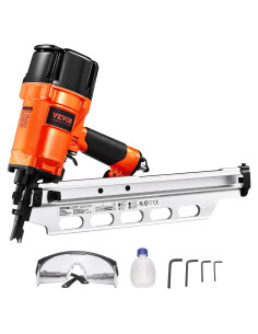 Clavadora Neumática VEVOR 21 5.08-8.89 cm Ajuste Profundidad