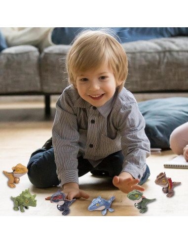 6 Juguetes de Dinosaurios para Dedos Ledorr - Regalo Infantil