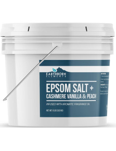 Sal de Epsom Earthborn Elements 3.63 kg Vainilla Cachemira Durazno 2