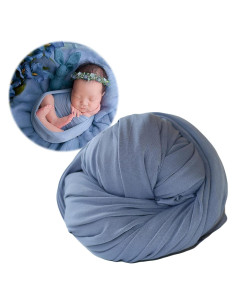 Envoltura Fotográfica Recién Nacido Zeroest Azul 150x50 cm