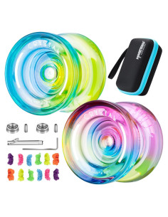 Yoyo Profesional MAGICYOYO K2 Cristal Doble Función 2 Pack