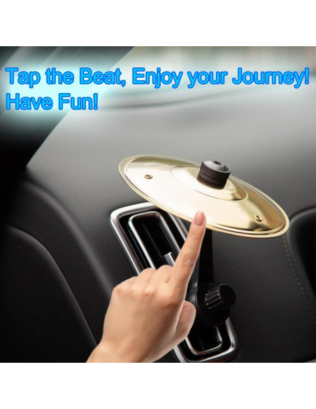 Mini Platillo de Ventilación de Auto ZAGEVIVIN Oro 13.5cm