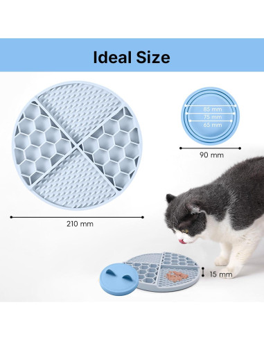 Alfombrilla de Lamer para Perros y Gatos Mooipur Verde Menta