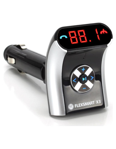 Adaptador Bluetooth GOgroove FlexSMART X3 Mini para Coche
