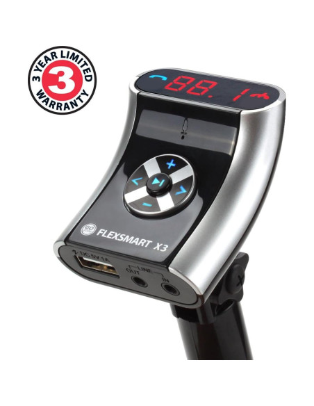 Adaptador Bluetooth GOgroove FlexSMART X3 Mini para Coche