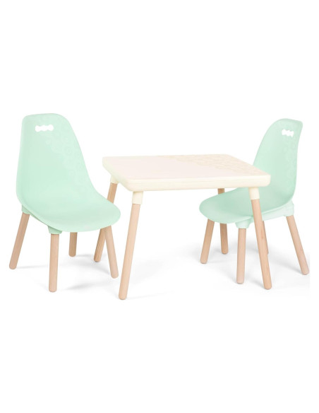 Juego de Mesa y Sillas B. Toys Kid Century Modern Menta