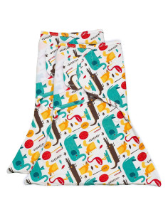 SleepingBaby Zippy Swaddle Manta Envoltura Bebés 2 Pzs Animales