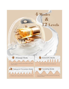 Extractor de Leche Eléctrico NesveCit Manos Libres 210ml 2