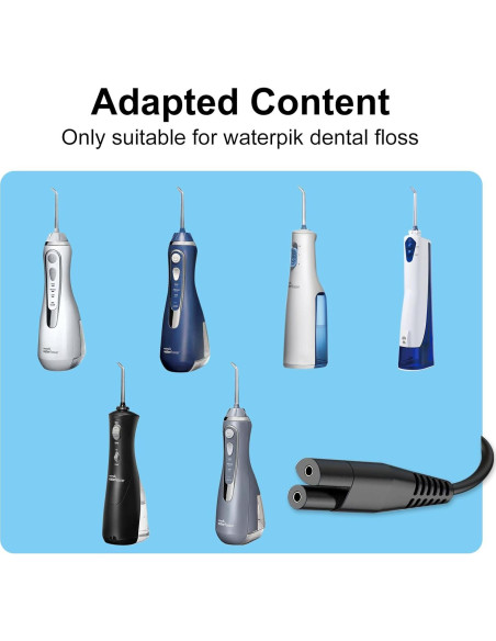Cable de Cargador USB para Irrigador Dental Waterpik WP360 WP450