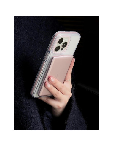 Cargador Portátil Inalámbrico TORRAS MiniMag 5000mAh Rosa