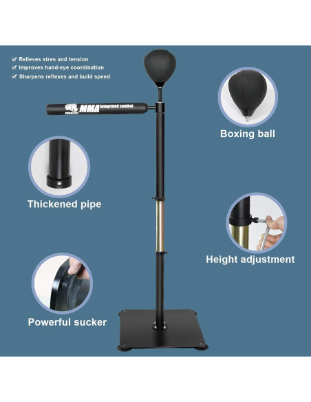 Barra de Boxeo Giratoria INNOLIFE Ajustable 137-180 cm