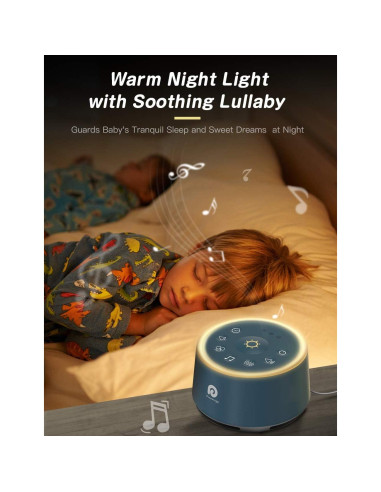 Máquina de Sonido Dreamegg D1 con Luz Nocturna y Temporizador