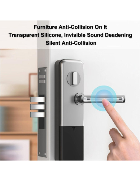 Bumpers Transparentes Uniticber 4 Piezas 14.69x1.70cm