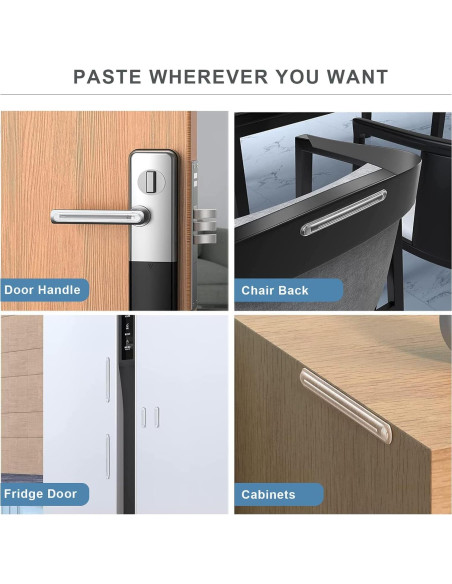 Bumpers Transparentes Uniticber 4 Piezas 14.69x1.70cm