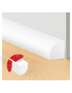 Moldura Flexible Autoadhesiva ToLanbbt 120 cm Blanca