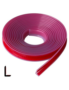 Bisel de goma autoadhesivo Protalwell L 3 metros transparente