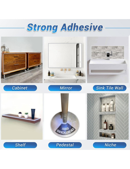 Bisel de goma autoadhesivo Protalwell L 3 metros transparente