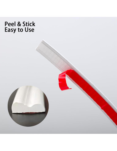 Moldura Autoadhesiva Trimold 3m x 23mm PVC Blanco Decorativa