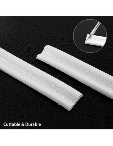 Moldura Autoadhesiva Trimold 3m x 23mm PVC Blanco Decorativa