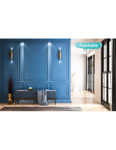 Moldura Autoadhesiva Trimold 3m x 23mm PVC Blanco Decorativa