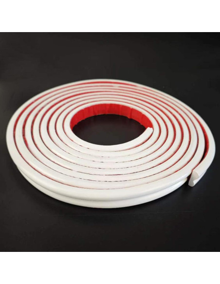 Moldura Autoadhesiva Trimold 3m x 23mm PVC Blanco Decorativa