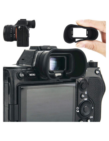 Copa ocular de silicona suave para visor Sony Alpha A1II A7R V A7 IV A7S III