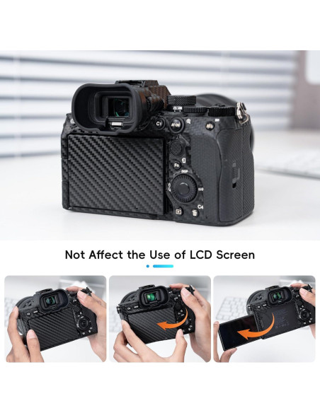 Copa ocular de silicona suave para visor Sony Alpha A1II A7R V A7 IV A7S III