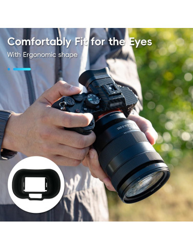 Copa ocular de silicona suave para visor Sony Alpha A1II A7R V A7 IV A7S III