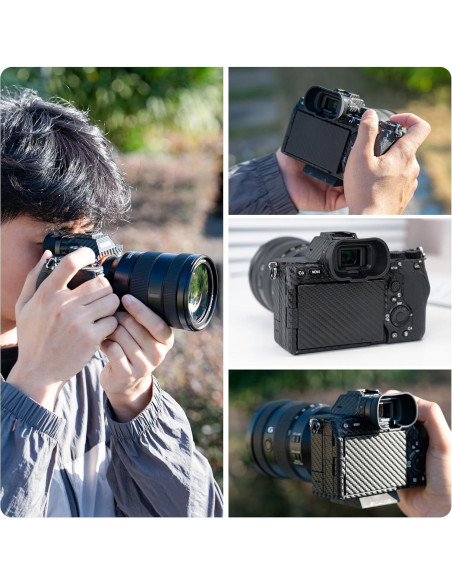 Copa ocular de silicona suave para visor Sony Alpha A1II A7R V A7 IV A7S III