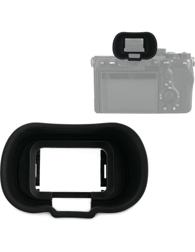 Copa ocular de silicona suave para visor Sony Alpha A1II A7R V A7 IV A7S III