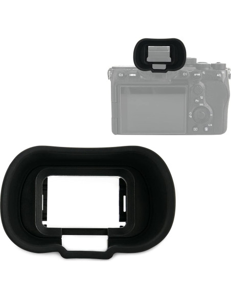 Copa ocular de silicona suave para visor Sony Alpha A1II A7R V A7 IV A7S III