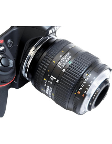 Adaptador Macro Inverso Fotodiox 52mm para Cámaras Nikon F