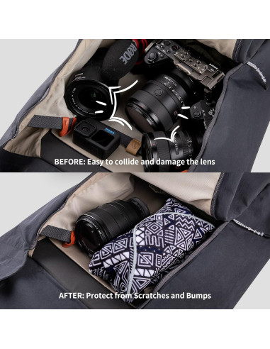 Funda Protectora PGYTECH para Lentes 34.8x34.8cm Anti-rayones