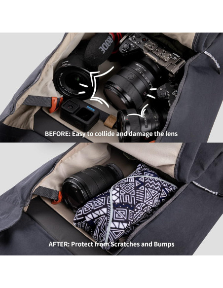 Funda Protectora PGYTECH para Lentes 34.8x34.8cm Anti-rayones