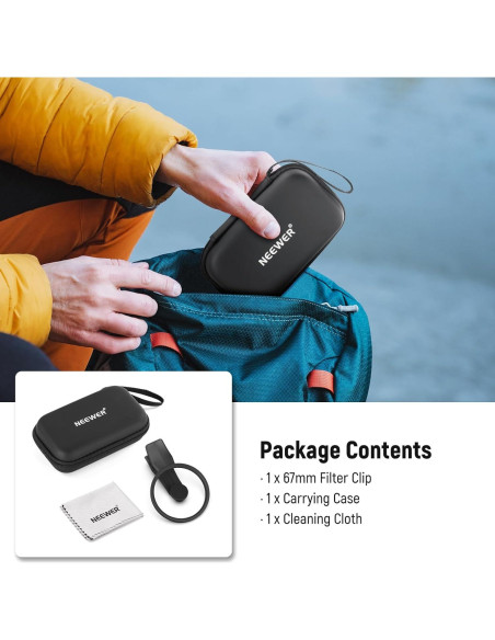 Abrazadera de Filtro de Lente NEEWER 67mm para Teléfono
