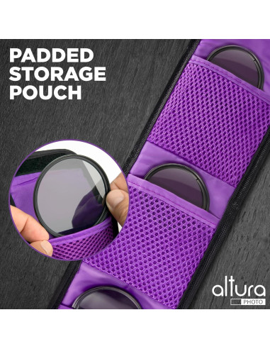 Kit de Filtros de Lente 62mm Altura Photo - UV, CPL y ND