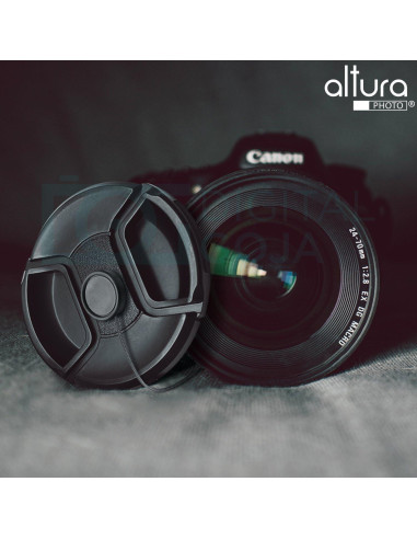 Tapa de lente Canon 58mm Altura Photo - Paquete de 2