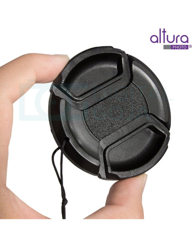 Tapa de lente Canon 58mm Altura Photo - Paquete de 2