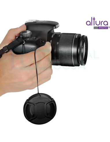 Tapa de lente Canon 58mm Altura Photo - Paquete de 2