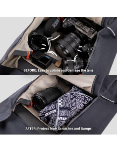 Funda Protectora PGYTECH 45x45 cm para Lentes y Cámaras 2