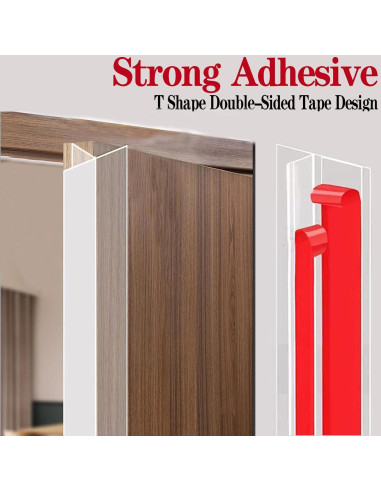 Sello de puerta WEZKYLCG con burlete en T 5 cm x 6.1 m