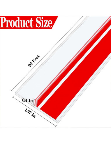 Sello de puerta WEZKYLCG con burlete en T 5 cm x 6.1 m