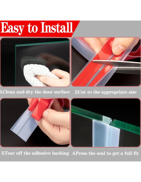 Sello de puerta WEZKYLCG con burlete en T 5 cm x 6.1 m