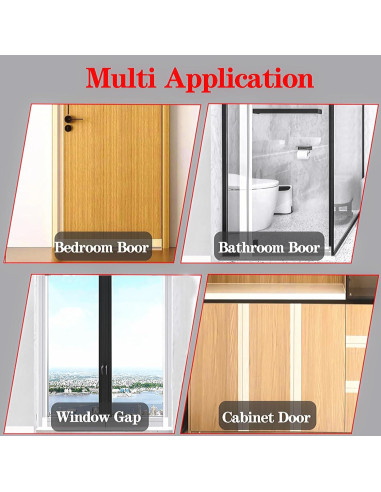 Sello de puerta WEZKYLCG con burlete en T 5 cm x 6.1 m