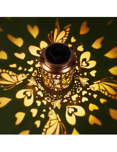 Linterna Solar Corazón Buwheekoki 10.9x17cm Impermeable 2