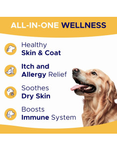 Omega 3 Masticables para Perros GOODGROWLIES 360 Ct Salmón 2